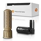 ACETECH Airsoft Riffle Tracer Unit Predator MKII 14mm CCW Negative Thread Glow in The Dark BB LED Beam Lighting Effect (Green/Gel BB Available, Tan)