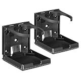 Spurtar 2pcs Boat Cup Holder 2.36-3.94'' (60-100mm) Adjustable Foldable