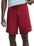 Champion Men's 10" Lacrosse Shorts, Standard Fit, Lightweight, Available in Regular and Big & Tall, Pomegranate, Large