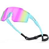 CMBJJU Kids Sunglasses,Youth Baseball Glasses for Boys Girls Age 6-14,Sports UV Protection Goggles (Pink)