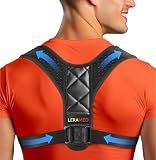 NEW 2026 Posture Corrector for Men & Women – Adjustable Figure-8 Back Brace for Rounded Shoulders & Upper Back Support – Breathable & Invisible Under Shirts – Desk Job & Computer Work – All-Day Brace (1, Black)