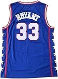 Mens #33 Legend Retro All American Basketball Jersey (X-Large, Blue)