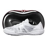 Nfinity Vengeance White Cheer Shoes for Women – High-Performance Indoor Gym Sneakers for Cheerleading, Dance, and Sports Training – Lightweight and Durable for Competition