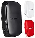Elite Sports Muay Thai Kickboxing Training Pad for Kickboxing,MMA,Taekwondo,Karate. Ideal for Punches,Knees, and Kicks in Martial Arts Training (Solid Black)