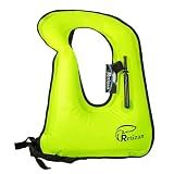 Rrtizan Snorkel Vest, Adults Inflatable Snorkeling Vest up to 220 lbs