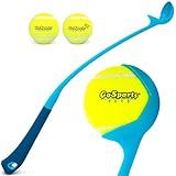 GoSports Pets 24 Inch Dog Ball Launcher - Ergonomic Tennis Ball Thrower for Dogs 20+ lbs - Includes Tosser and (2) 2.5 Inch Balls for Fetch