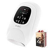 Hand Massager with Heat and Compression, Hand Massage with 2 Vibration 6 Modes 6 Intensities, Electric Hand Massager for Arthritis and Carpal Tunnel Relief, Mother's Day Gifts for Women Men, White