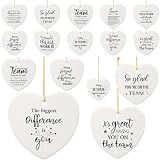 Vercraft 10 Pcs Christmas Team Ornaments Bulk, Team Appreciation Gifts