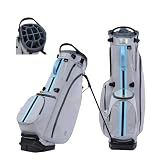 Linkslite 2026 Golf Stand Bag, Ash White, 14-Way