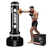 Freestanding Punching Bag with Stand, Men Standing Kickboxing Bag, Heavy Boxing for Adult Teens, Suitable for MMA Dummy Karate Home Gym Training Equipment (Excludes Gloves and Pumps)