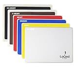 Logest Rebreakable Boards Martial Arts - Taekwondo Karate MMA Boards - Reusable Plastic Training Breaking Boards for Kids & Adults Available in 4 Levels (6 Levels Set - White Y B R B Black)