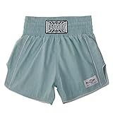 FLUORY Muay Thai Shorts – Simple & Stylish Boxing Shorts, Soft Smooth Nylon, Ideal for Fighting & Workout(Avocado)