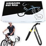 Ho Stevie! Surfboard Bike Rack - Fits Most Bikes, Easy Install, for Surf Boards 8 Feet Or Shorter - Cruise to Your Surf Spot