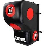 Combat Corner Leather Wall Mount Hook and Uppercut Punching Bag – Wall Mounted Boxing Bag for Muay Thai, MMA, Kickboxing