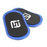 metaball Gliding Discs Core Sliders(Curved Arc) Smooth Use On Carpet Floor Exercise Sliders Equipment.Compact Core Gliders for Home Gym - Fitness Equipment & Full-Body Workout Accessories (Blue)