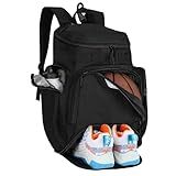 Goloni Basketball Backpack,Large Sports Bag with Ball Compartment & Shoe Compartment, Best for Basketball, Soccer, Volleyball,Gym, Travel