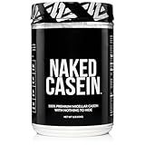 NAKED Casein - 1Lb Micellar Casein Protein - Bulk, GMO-Free, Gluten Free, Soy Free, Preservative Free - Stimulate Muscle Growth - Enhance Recovery - 15 Servings