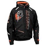 Castle X Men's Strike G6 Snowmobile Jacket (Black/Orange - X-Large)