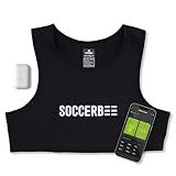 SOCCERBEE-Lite2 - GPS Tracker and Vest for Tracking Activities of Outdoor Sports Athletes Such as Soccer, Football, Rugby, Hockey, and Lacrosse (Extra Large)
