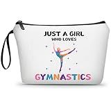 ARIOSEY Gymnastics Cosmetic Bag, Travel & Daily Use, Gymnastics Theme, Multifunctional Makeup Bag, Gift for Girls & Women