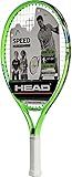 HEAD Speed Kids Tennis Racquet - Beginners Pre-Strung Head Light Balance Jr Racket - 19 Inch, Green