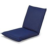 Giantex Adjustable Mesh Floor Sofa Chair, 6-Position Multi-Angle Padded Floor Chair, Cushioned Back Support Versatile, Video Game Chairs for Meditation Seminars Reading TV Watching or Gaming