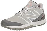 New Balance Men's FreezeLX V4 Turf Lacrosse Shoe, Grey/White/White, 8.5