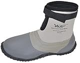 ForEverlast Ray-Guard Reef Wading & Fishing Boots Generation II for Men and Women, Grey, Size 12, Hard Soled Vulcanized Rubber Bottom, Neoprene, Lightweight, Waterproof (uUNrQ1011ymJSm)