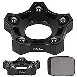 TonGass Bowlings Accessories Set, 1-Pack Bowling Rotating Ball Cup and 1-Pack Microfiber Bowling Ball Towel with Easy-Grip Dots (10"x8"), Bowlings Cup Display Stand with Bearing Spinner Holder - Black