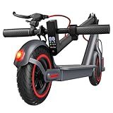 Electric Scooter Adult, 500W Power, 8.5" Solid Tire, 12-16 Miles & 18MPH, Dual Braking, Max Load 264 lbs, Smart APP & Cruise Control, Foldable E Scooters for Commute Campus Street Strolling, UL2272