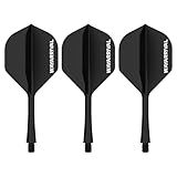 WayArrival Integrated Dart Flights,All in One Dart Flights and Stems for Unbreakable Use,Universal 2BA Fit for Instant Setup,PP Material Integrated Dart Flights and shafts for Stability (3 Pack)