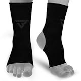 Beast AT Least Muay Thai Ankle Wrap for Martial Arts – Durable and Reliable Boxing Gear for Men & Women – Ankle Wrap for Kick Boxing, MMA & Combat Sports (Full Black, L/XL)