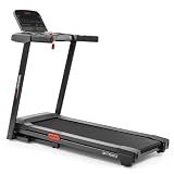 Sunny Health & Fitness Foldable 12% Auto Incline Wi-Fi Treadmill