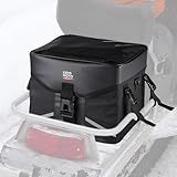 KEMIMOTO Snowmobile Gear Bag, 1680D Water-Resistant ATV Storage Bag with TPU Touch Lid, 16L Large Storage Compatible with Snowmobile Sled Racks Polaris Grizzly Fourtrax Most ATV