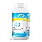 21st Century Calcium 600mg Tablets, Bone Strength Support, 400 Count