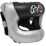 RIVAL Boxing RHGFS3 Face-Saver Sparring Headgear - Wide Eye Opening, Premium Leather, and Thermoplastic Inner Frame