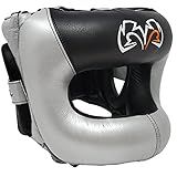 RIVAL Boxing RHGFS3 Face-Saver Sparring Headgear - Wide Eye Opening, Premium Leather, and Thermoplastic Inner Frame