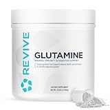 Revive MD Gut L-Glutamine Powder – Muscle Recovery & Immune Support Supplement for Adults – Promotes Digestive Health, Reduces Muscle Soreness & Supports Immunity – Vegan (30 Servings)