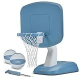 Coast Modern Poolside Basketball Hoop - Premium Outdoor Pool Basketball Hoop with 2 Water Basketballs and Ball Pump