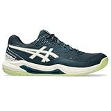 ASICS Men's Gel-Dedicate 8 Pickleball Shoes, 10, Tranquil Teal/Cream