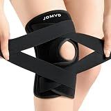 JOMVD Knee Brace for Knee Pain, Meniscus Tear, Adjustable Knee Support with Side Spring Stabilizers for Meniscus Tear, ACL, Arthritis, Knee Pain Relief, Women and Men, Medium