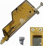 Arsuk Airsoft Speed Loader 6mm with Adapter – 155 Rounds - Speed Reloader 6mm for BBS – Fast Reloading Tool for Airsoft Gun Accessories