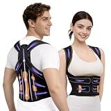 Posture Corrector for Women and Men, 5x Enhanced Support Back Brace, Small