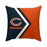 Pegasus Home Fashions Chicago Bears 16'' x 16'' Side Arrow Poly Span D-cor Pillow