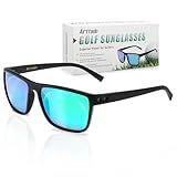 Arttodo Golf Sunglasses, UV Polarized Sunglasses for Men and Women, Lightweight Sunglasses with UV Protection for Golfer, Golf Accessories