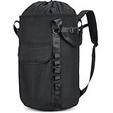 PAMLIAPY Arborist Rope Bag, 35L Tree Climbing Rope Bag, Arborist Equipment Bucket Backpack, Arborist Gear Carrier Bag with Side Pockets, Tough Rock Climbing Backpack, Rock and Tree Climbing Gear