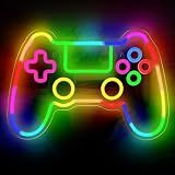 Gamer Neon Sign Gamepad Shaped RGB LED Light Sign for Gamer Room Wall Decor