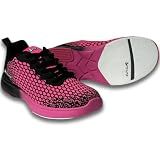 Pyramid Women's Path Lite Seamless Mesh Bowling Shoes - Black/Hot Pink Size 9