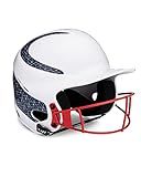 RIP-IT Women's Red, White, & Blue Vision Classic Softball Batting Helmet 2.0 (Medium/Large)