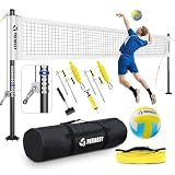 Heavy Duty Professional Volleyball Net Set for Backyard & Outdoor